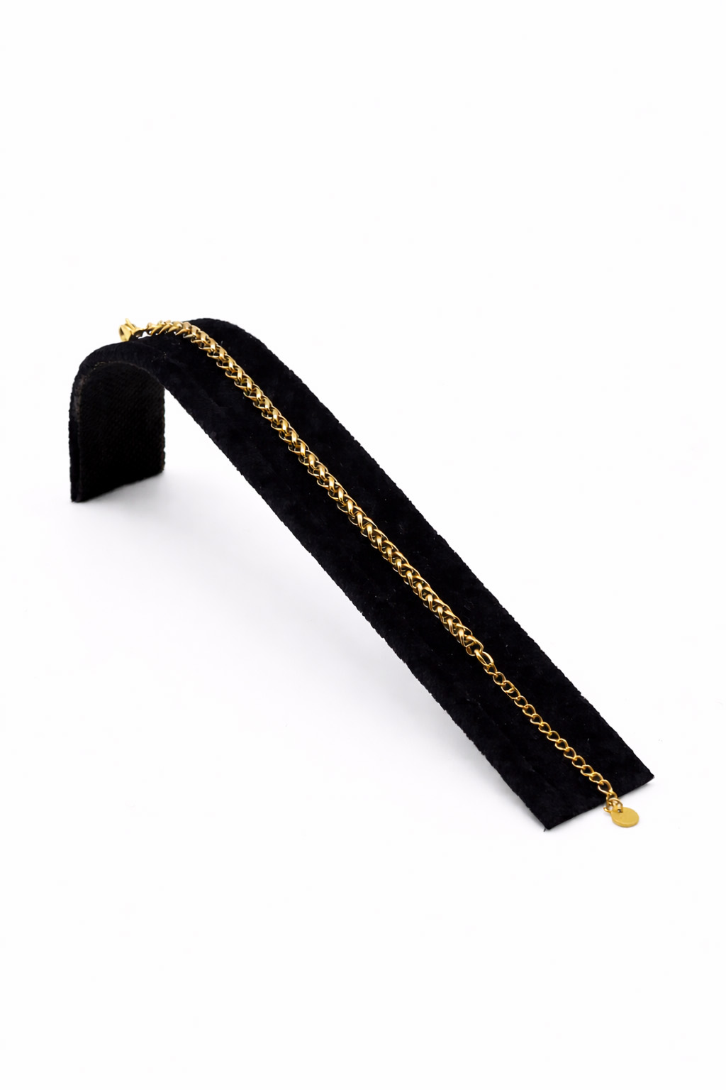 Altın Renk Çelik Zincir Kadın Bileklik