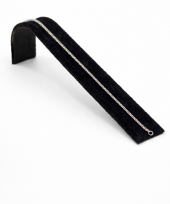 İnce Klasik Zincir Gümüş Renk Çelik Bileklik