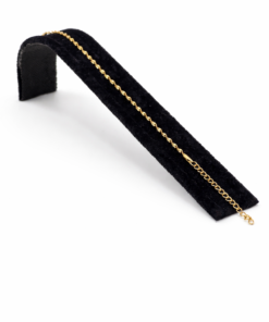 İnce Burgulu Zincir Altın Renk Çelik Bileklik