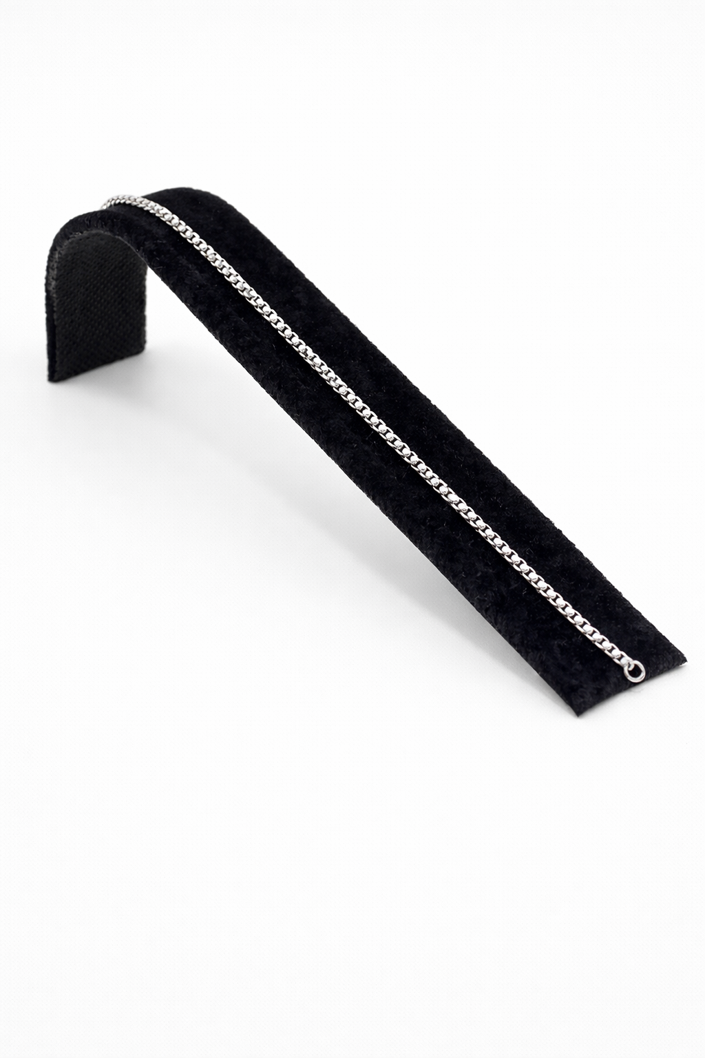 İnce Zincir Gümüş Renk Çelik Bileklik