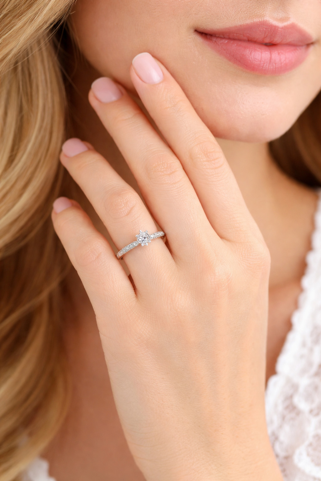 Tektaş Zirkon Taşlı Kadın Yüzük