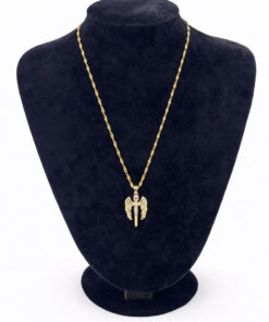 Altın Renk Çelik Melek Kanadı Kolye