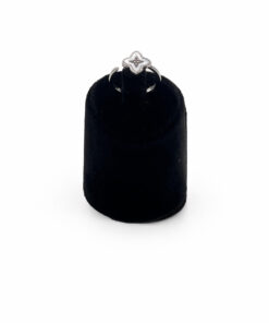 Zirkon Taş Detaylı Ayarlanabilir Gümüş Renk Çelik Yüzük