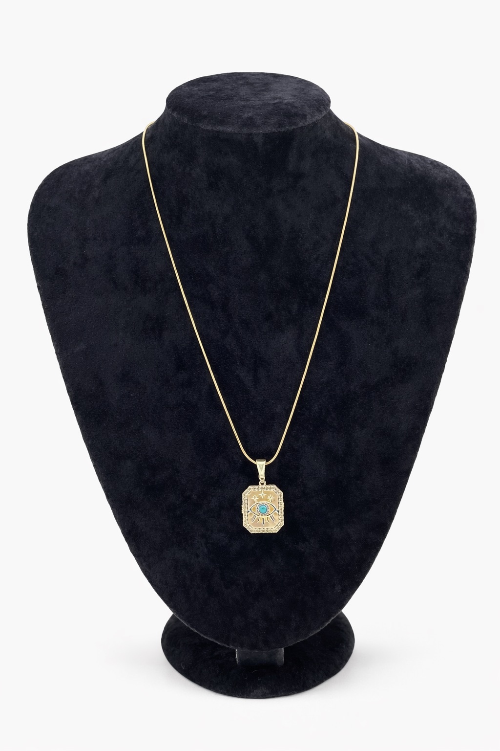 Açılabilir Madalyon Formlu Altın Renk Çelik Kolye