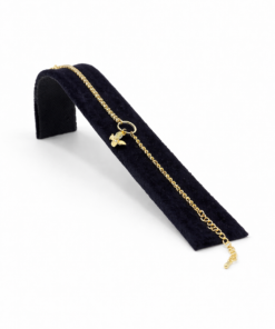 Kuş Figürlü Altın Renk Çelik Bileklik