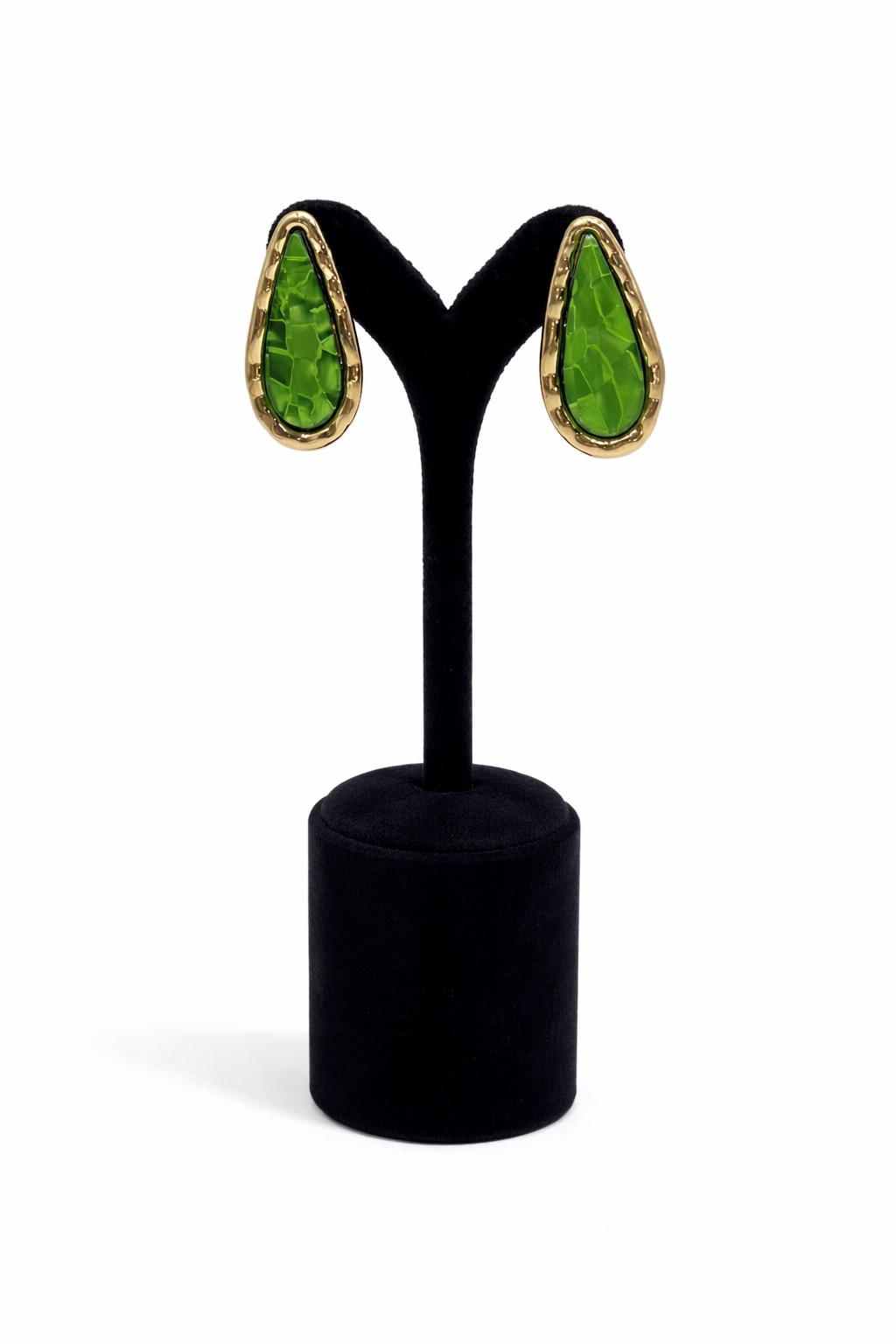 Damla Formlu Lak Kaplama Bijuteri Küpe Damla Formlu Lak Kaplama Bijuteri Küpe