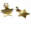Altın Renk Yıldız Sallantılı Çelik Küpe