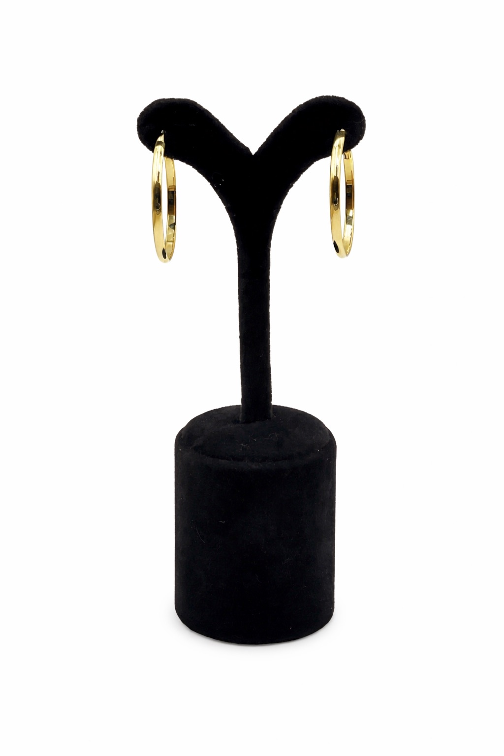 Altın Renk Orta Kalın Çelik Halka Küpe