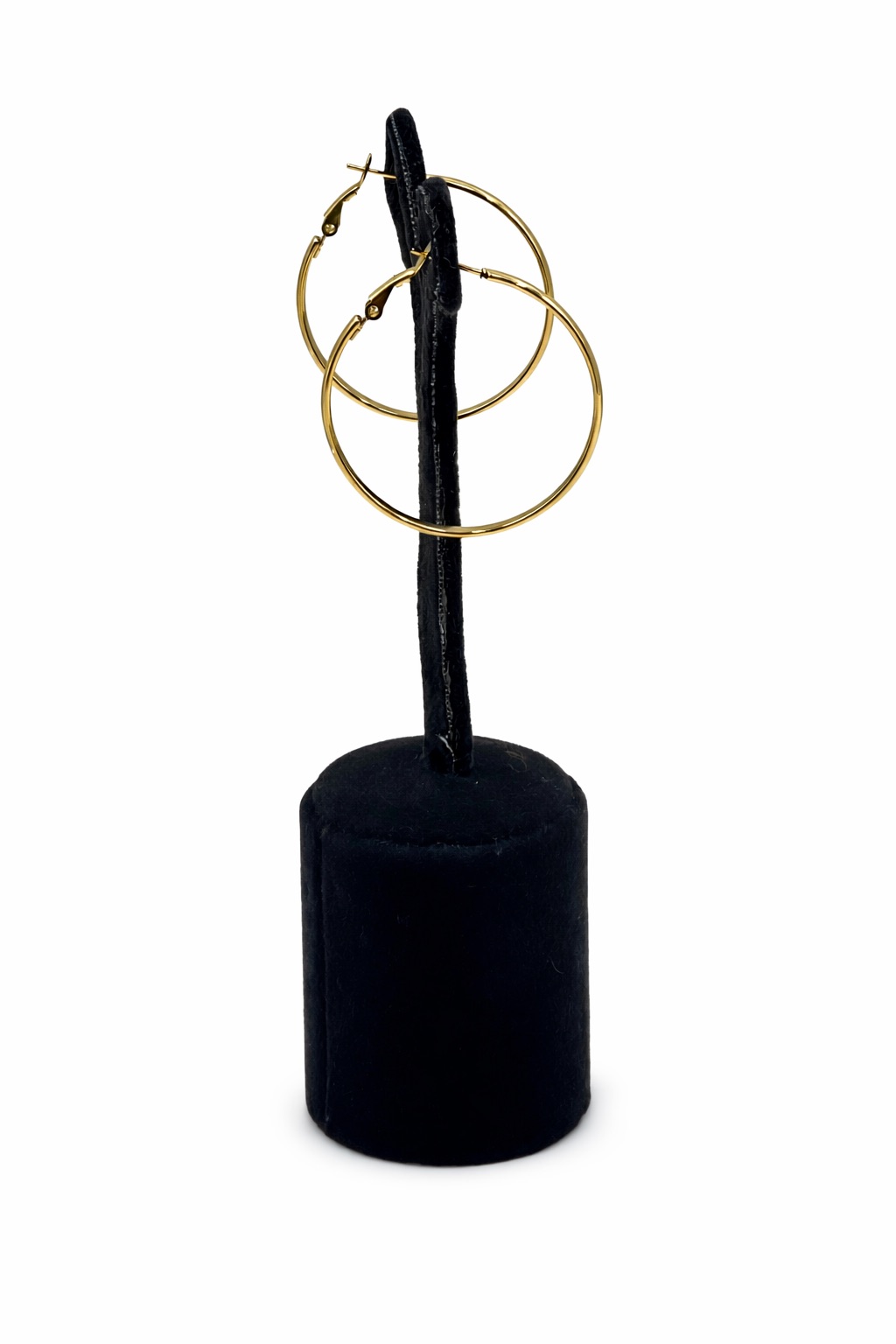 Altın Renk Orta Kalın Çelik Halka Küpe