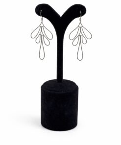 Gümüş Renk Sallantılı Çelik Küpe