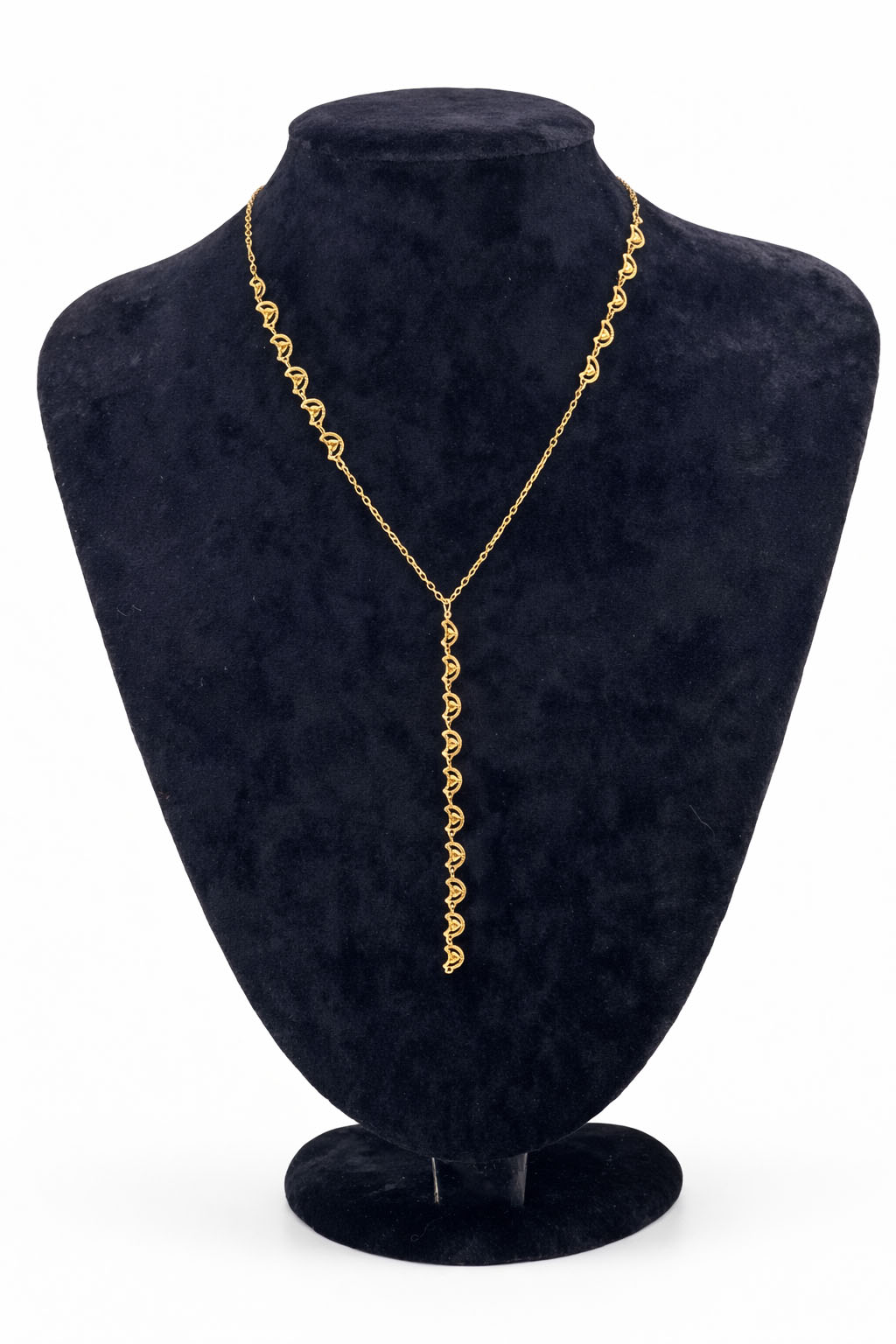 Altın Renk Ay Detaylı Y Model Çelik Kolye Altın Renk Ay Detaylı Y Model Çelik Kolye