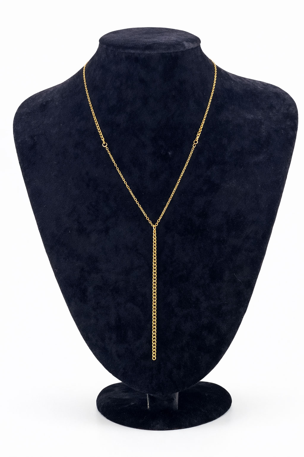 Altın Renk Y Model Zincir Çelik Kolye