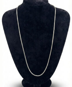 Gümüş Renk Çelik Zincir Kolye