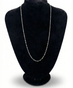 Gümüş Renkli Burgu Zincir Kolye