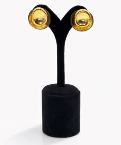 Lak Kaplama Amber Görünümlü Akrilik Küpe