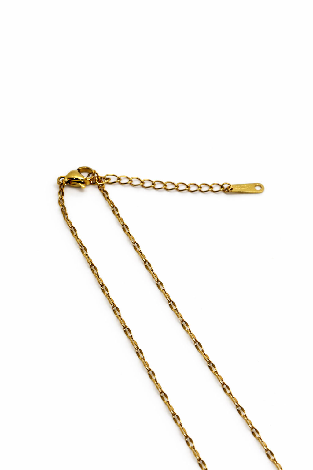 Mineli Futbol Topu ve Krampon Figürlü Altın Renk Çelik Kolye