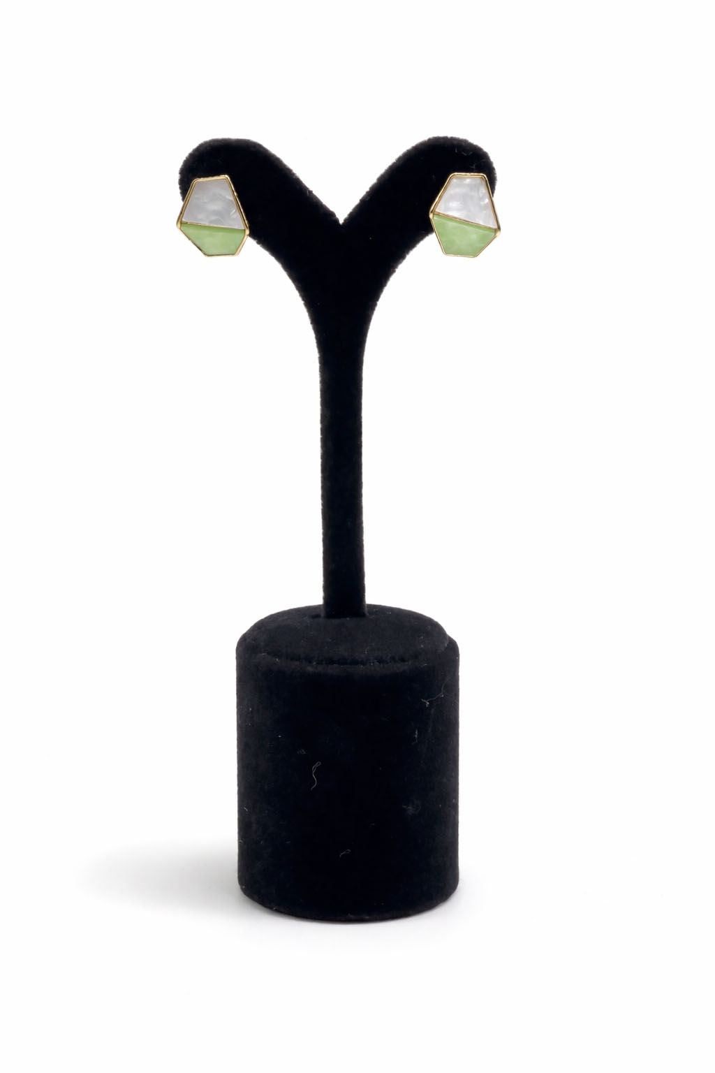 Lak Kaplama Akrilik Detaylı Geometrik Bijuteri Küpe