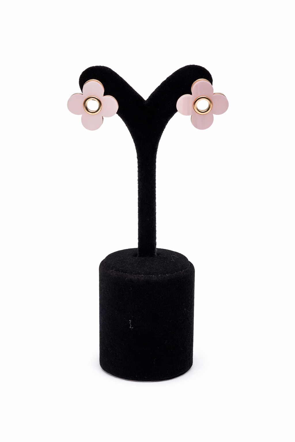 Lak Kaplama Akrilik Çiçek Formlu Kadın Küpe Lak Kaplama Akrilik Çiçek Formlu Kadın Küpe