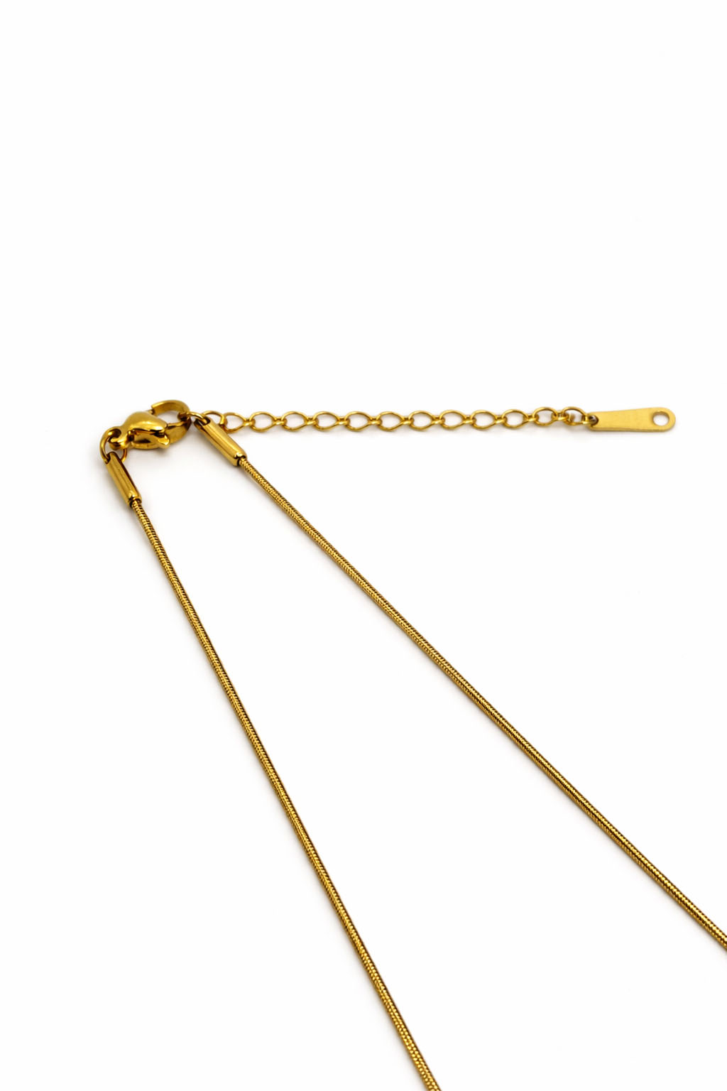 Arı Figürlü Zirkon Taş Detaylı Altın Renk Çelik Kolye