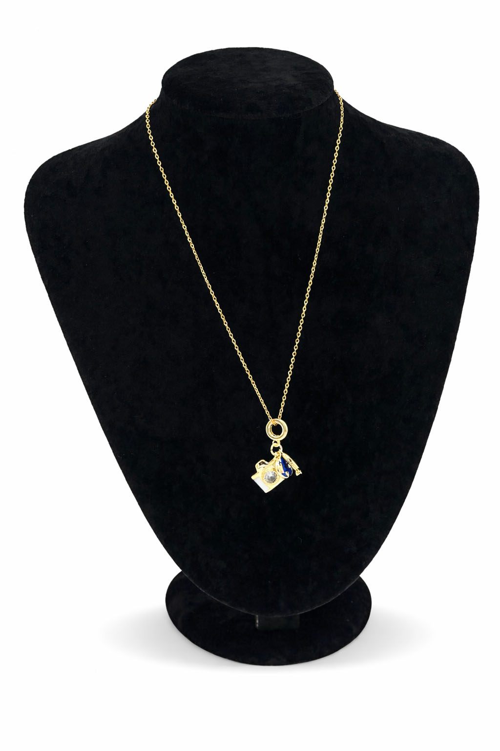 Çok Figürlü Mine Detaylı Zirkon Taşlı Çelik Kolye Çok Figürlü Mine Detaylı Zirkon Taşlı Çelik Kolye