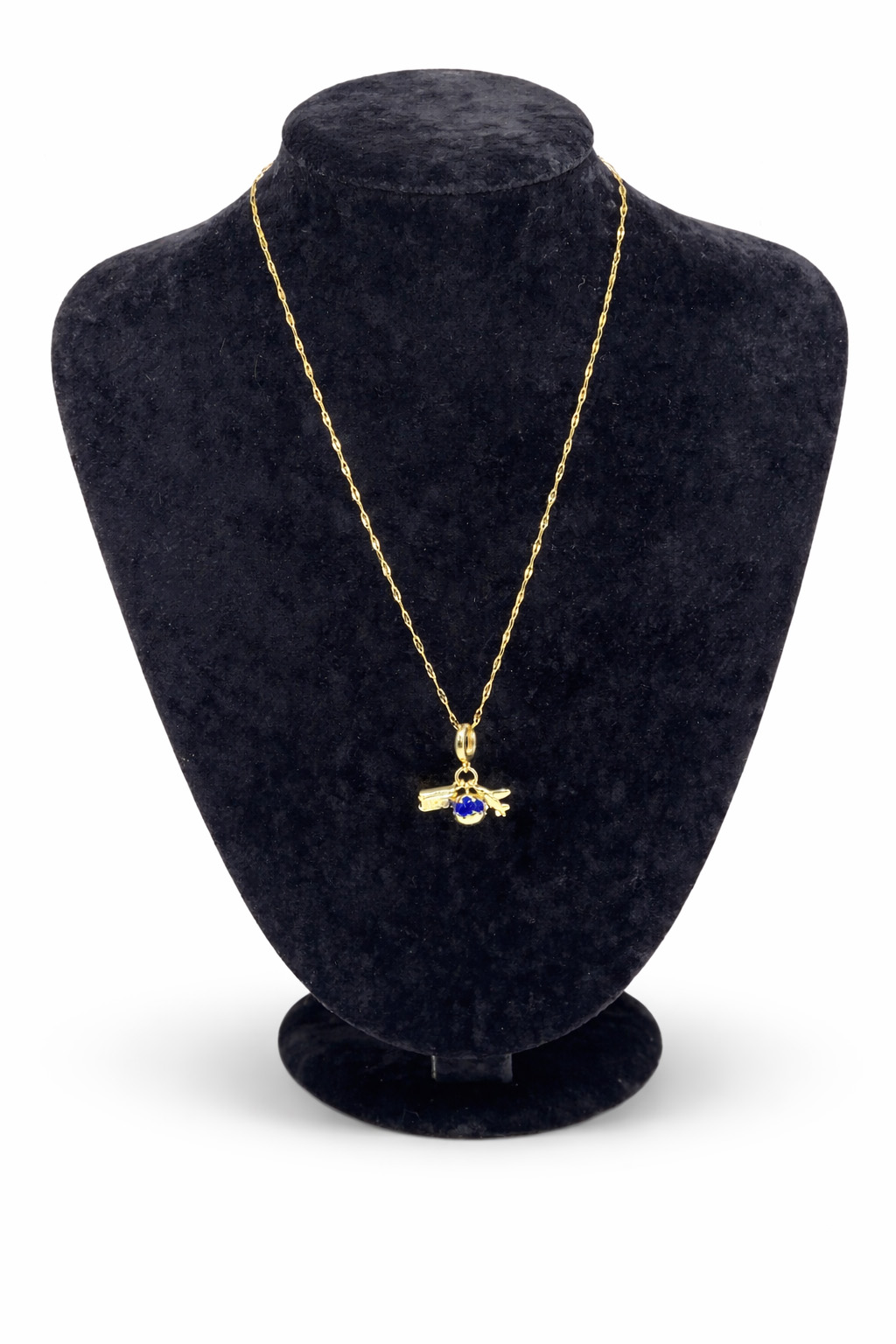 Seyahat Tema Figürlü Mineli Zirkon Taşlı Altın Renk Çelik Kolye Seyahat Tema Figürlü Mineli Zirkon Taşlı Altın Renk Çelik Kolye