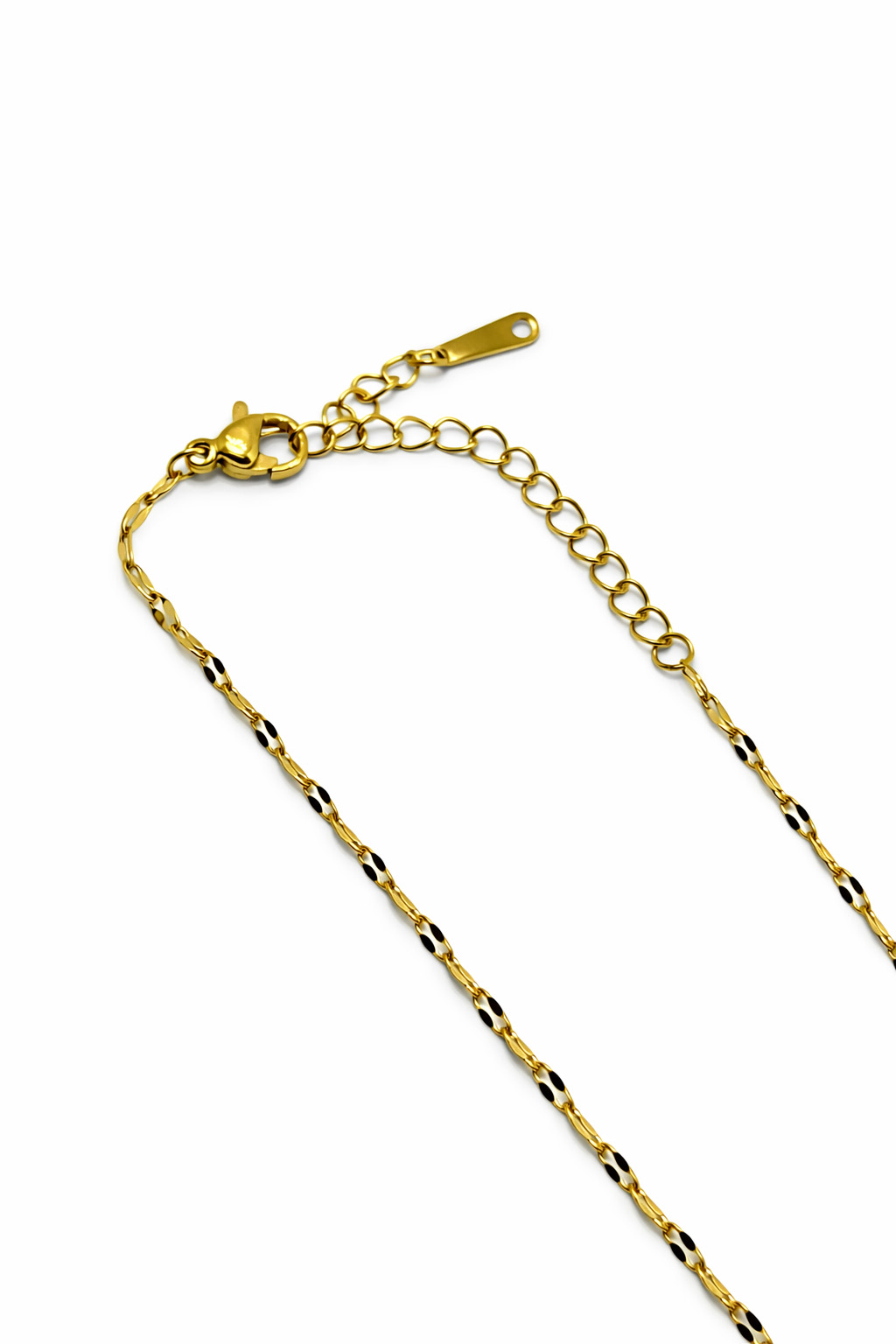 Nazar Boncuk Detaylı Mineli Renkli Zirkon Taşlı Altın Renk Çelik Kolye