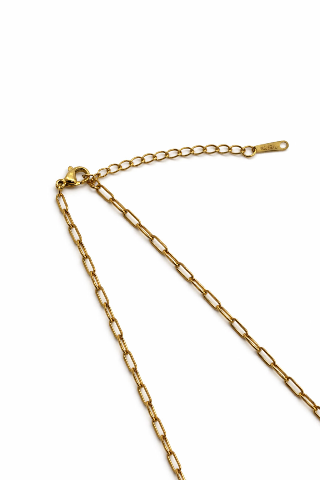 Kelebek ve Uğur Böceği Figürlü Mineli Altın Renk Çelik Kolye Kelebek ve Uğur Böceği Figürlü Mineli Altın Renk Çelik Kolye