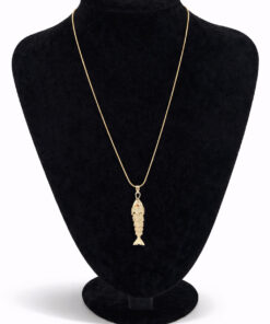 Balık Figürlü Çelik Kolye