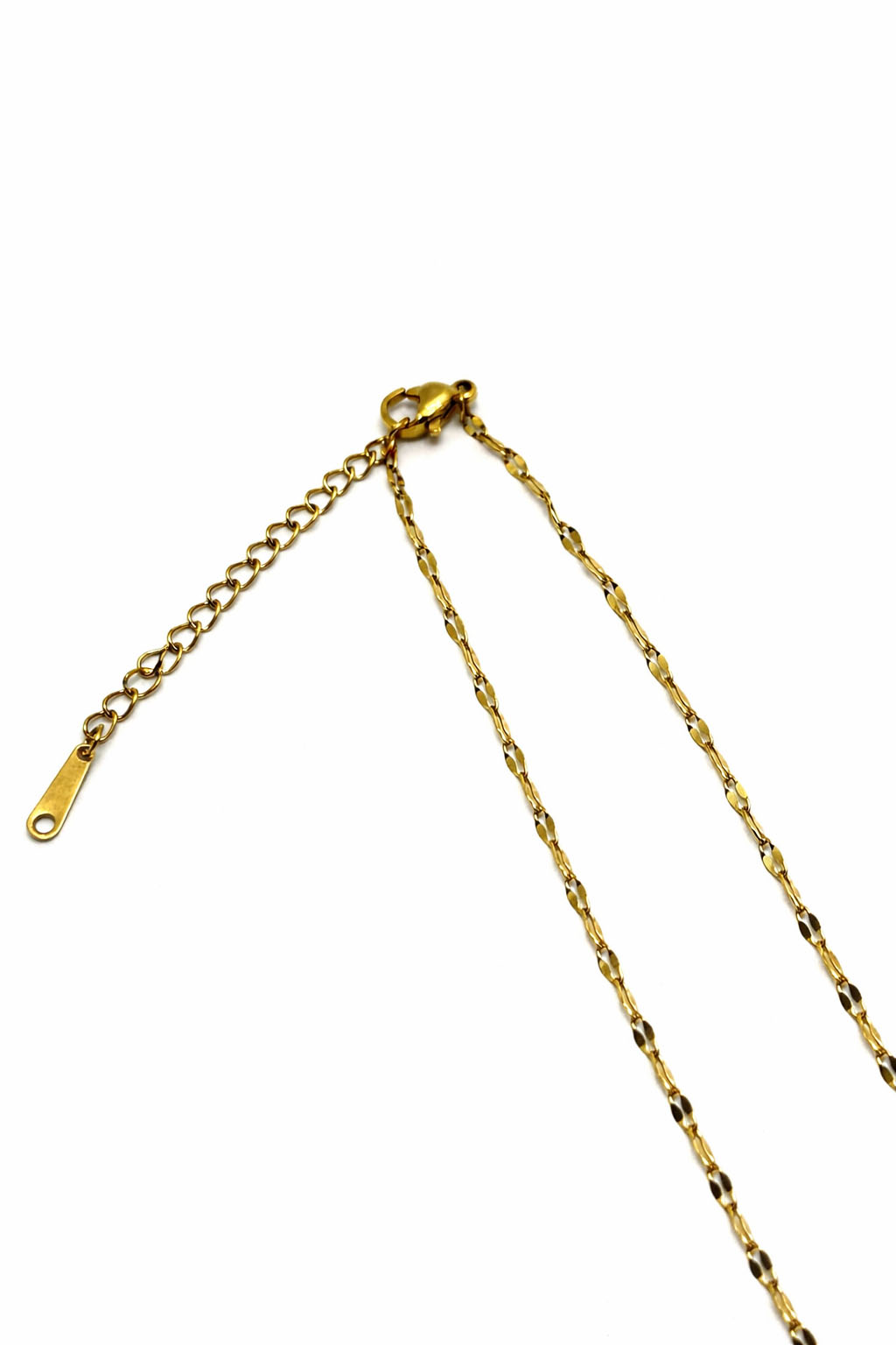 Top & Krampon Figürlü Altın Renk Çelik Kolye