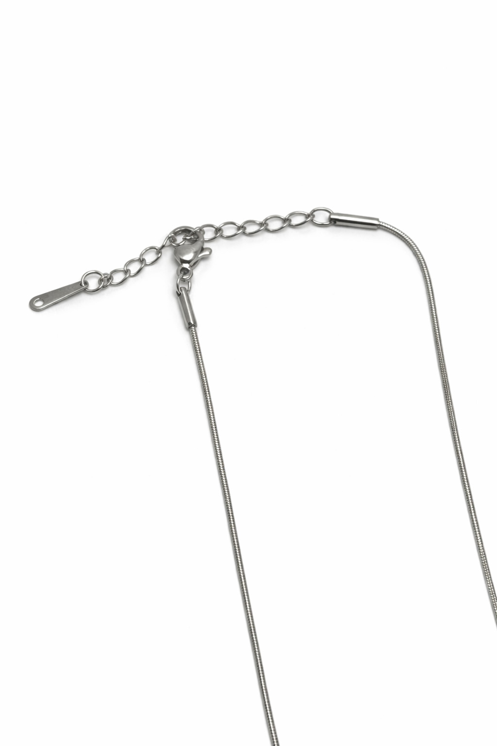 Yıldız Figürlü Zirkon Taşlı Gümüş Renk Çelik Kolye